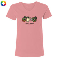 Plant Based - Ladies T-Shirt V-Neck