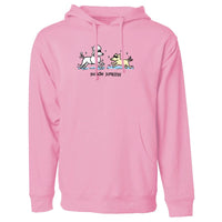 Poodle Jumping - Sweatshirt Pullover Hoodie