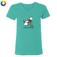 Purranormal Activity - Ladies T-Shirt V-Neck