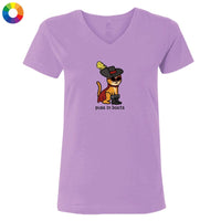 Puss in Boots  - Ladies T-Shirt V-Neck