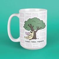 Read Relax Repeat  - Large Coffee Mug