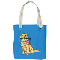 Red White and Golden - Canvas Tote