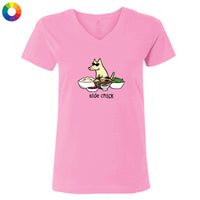 Side Chick - Ladies T-Shirt V-Neck