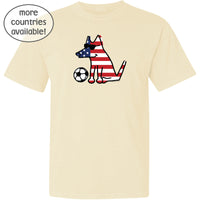 Soccer Pup Flag - Classic Tee
