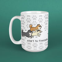 Start to Finnish - Large Coffee Mug
