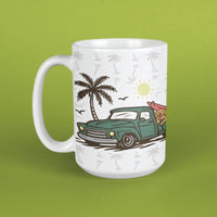 Summer Truckin - Large Coffee Mug
