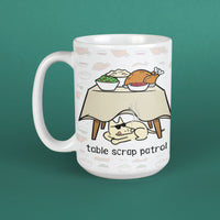 Table Scrap Patrol - Large Coffee Mug