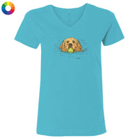 Take a Swim - Ladies T-Shirt V-Neck