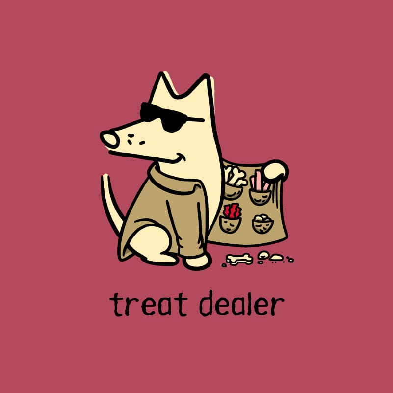 Dog Lover Official Treat Dealer Funny Pet Design Tee T