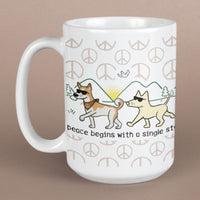 Walk for Peace - Large Coffee Mug