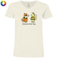 Winnie the Boo - Ladies T-Shirt V-Neck