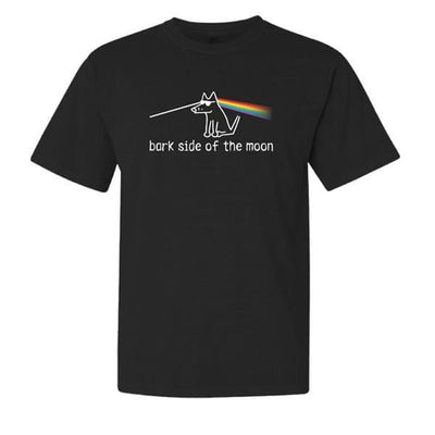 Bark Side of the Moon T-Shirt - Classic Garment Dyed - Teddy the Dog T-Shirts and Gifts