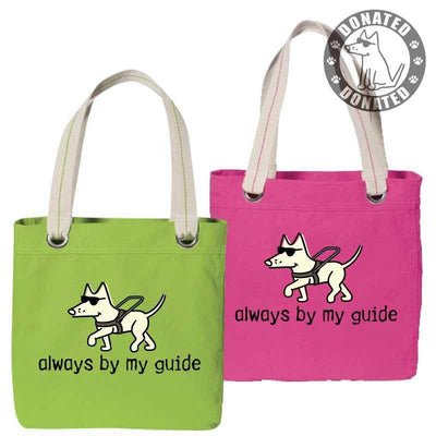 Always By My Guide - Canvas Tote - Teddy the Dog T-Shirts and Gifts