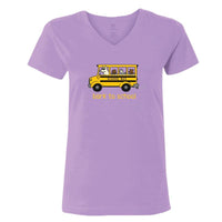 Bark To School - Ladies T-Shirt V-Neck
