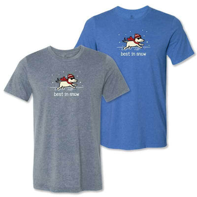Best In Snow - Lightweight Tee - Teddy the Dog T-Shirts and Gifts