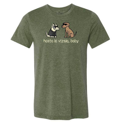Hasta La Vizsla, Baby - Lightweight Tee - Teddy the Dog T-Shirts and Gifts